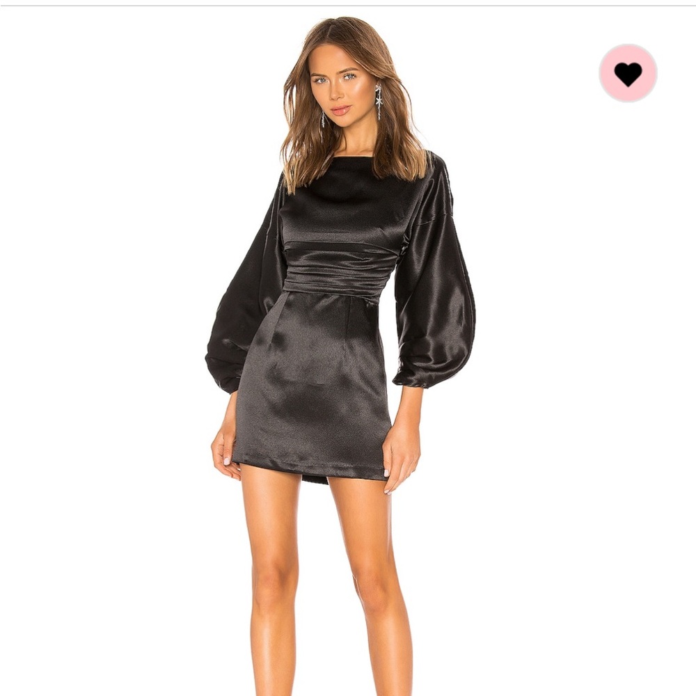 h:ours (revolve) black mini dress!